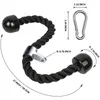 Motståndsband Tricep Rope Tryck Pull Down Cord For Bodybuilding Training Gym Träning Hem eller använd fitness kroppsutrustning