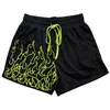 Calções masculinos 2024 ginásio para homens boxers atléticos ativos de malha de camada única troncos de treino de fitness plus size impresso praia boyshorts