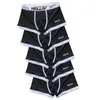 Onderbroek 5 stks/partij Mode Boxer heren Slipje Ondergoed Zomer Ijs Zijde Ademend Mannelijke Boxers Shorts Cuecas Masculinas Man Calzoncillos