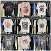 T-shirt da uomo Hellstar T-shirt in cotone Moda Nero Uomo Donna Abiti firmati Cartoon Graphic Punk Rock Top Estate High Street Streetwear c1