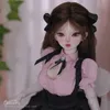 BJD Doll Joan 1/4 매력적인 댄서 바디 디자인 낙관적 대학 달콤한 스타일 큰 가슴과 엉덩이 슬림 허리 볼 조인트 인형 240129