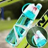 Bouteilles d'eau Est Sports Spray Cup Plastique Cool Summer Sport Bouteille Portable Escalade Vélo En Plein Air Shaker