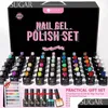 Kit per nail art Ur Sugar 60 colori Kit smalto gel Uv Led Vernish Invia 6 pezzi Base funzionale Top Set completo Learner 230921 Consegna a goccia Dh5Kn