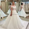 Fairytale Lace Boho Wedding Dresses 2024 off axlar Applices Country Bridal Dress A Line Corset Tulle Bohemian Bride Dress Robe de Mariage Vestios de Novias