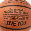 Engraved Basketball Gifts for Son Daughter with To My Words Standard Size 7 PU Leather Training Ball Chrismas Birthday 240127