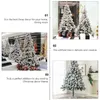 Christmas Decorations Artificial Tree Creative Xmas Home Classic Exquisite Scene Layout Prop Flocking Adorable White