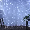 Stringhe Tenda Ghirlanda LED Fata String Lights Decorazione natalizia Festival Illuminazione natalizia per la casa Regalo Camera da letto Anno Decor 2024
