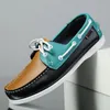 Mens Casual äkta Suede Leather Docksides Classic Boat Shoes Loafers Shoes Unisex Handgjorda skor Högkvalitativ 240131