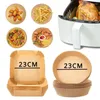 Baking Tools 50/100Pcs Air Fryer Disposable Paper Liner Oil-proof Tray Non-Stick Parchment Mat Accessories 23/27cm