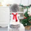 Hundkläder husdjurskläder jul prinsessan klänning neddy ull kjol festival bågrock lyxdräkt