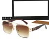 Sonnenbrille klassische Marke Retro Designer für Männer Frauen Luxus Designer Brillen Verbote Metallrahmen Designer Sonnenbrille Frau mit Box cool