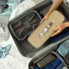 Depolama Çantaları Kıvrımlı Torba Saç Kurutucu Seyahat Aracı Koruma İkili Demir Evi İçin Çift Katlı