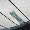 Autres accessoires d'éclairage Lettre Tire Valve Caps Light Bicycle Wheel Spoke Lampe 7 Couleur Double Face LED Lumière pour vélos Motos VTT YQ240205