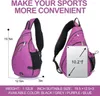 Sacos ao ar livre Inoxto Mulheres Um Ombro Mochila Sling Bag Crossbody USB Meninos Ciclismo Esportes Viagem Versátil Moda Estudante Escola