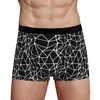 Onderbroeken Textielpatroon Boxershorts voor heren Geometrische patronen Ademend Grappig ondergoed Hoge kwaliteit Print Shorts Verjaardagscadeaus