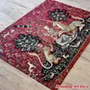 Tapestries Sight -The Lady Unicorn Medieval Tapestry Wall Hange Jacquard Weave Gobelin Home Art Decoration Cotton 139 103cm