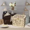 Party Supplies Box Weddingwood Gift Boxes Wooden Holder Envelope Diy Money Reception Flower Favors Wishes Post Shadow Message Guest Good