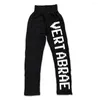 Mens Pants Vertabrae Sweatpants Hip Hop Street Letter Printed Loose Casual Mens Haruku Elastic Waist Drawstring Jogging