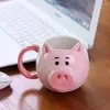 Tassen 350 ml Nette Schwein Kaffeetasse Kreative Cartoon Keramik Tasse Mit Griff Personalisierte Büro Tassen