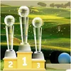 Oggetti decorativi Figurine Trofei di golf Sfera di cristallo 9 X 28 pollici Per annunci Tavolo da torneo per bambini Decorazioni per desktop 230815 Drop Deliv Dh3Du