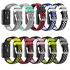 Watch Bands Silicone Band For Huawei Fit Smart TIA-B19/B09 Replacement Double Color Bracelet Wrist Strap Correa