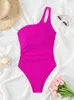 Maillots de bain pour femmes One Piece Maillot de bain Femmes 2024 Sexy Épaule Monokini Body Maillot de bain pour Femme Été Dos Nu Beachwear