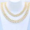 Wholesale Iced Out Link Chain Jewelry Necklace Cuban Chain China Packing Necklaces Quality 925 Sterling Silver Hiphop 2~3 Days