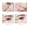 Upgrade Blade Eyeliner Brush Ultradunne fijne hoek Platte wenkbrauwborstel onder de ogen Plaats make-upborstel Precieze detailborstel