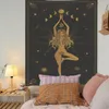 Tapeçarias Sol e Lua Tarô Tapeçaria Pendurada na Parede Toalha de Praia Astrologia Capa de Cama Fundo Decoração de Casa Cobertor Cortinas