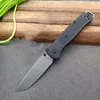 Outdoor BM 537 Folding Knife Glass Fiber Handle Camping Self Defense Safety Pocket Knives EDC tool