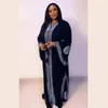 Roupas étnicas Diamantes Vestidos Africanos para Mulheres Hijab Vestido Cinto Robe Maxi Dashiki Boubou Vestido Tradicional Kaftan Abaya