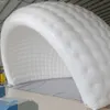 Großhandel Hochwertiges aufblasbares Luftkuppelzelt mit Werbeüberdachung und weißem Iglu mit LED-Leuchten für die Hochzeitsmesse