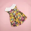 Abbigliamento per cani Vestiti per animali domestici Estate Primavera Dolce abito da principessa Piccola gonna alla moda Gatto Camicia a fiori carina Gilet per cuccioli Chihuahua Yorkie Barboncino