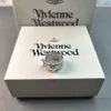 Ring Designer-Ring für Damen Vivienenwestwoods Luxusschmuck Viviane Westwood Kaiserinwitwe Xis Klassischer Saturn-Gürtelschnalle-Volldiamantring Neutral Planet Let