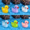 Décoration de fête Minuscules Canards Petit Canard 100 PCS Miniature Petit Pour Noël Anniversaire Micro Fée Jardin