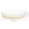 10st Prepured Agar Plates Petri -rätter med Science Experiment Nutrient Culture Medium Bickman Biologisk platta