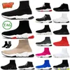 Dhgate Socks Shoes Platform Mens Womens Speed Trainer 1.0 2.0 Clearsole Graffitiトリプルブラックホワイトランナースニーナーレースアップローファーデザイナーブーストパリ