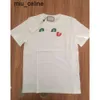 24SS Flash Summer T -shirt Stylist Men Tee gjorde Italien modemärke Kort ärm bokstäver Tryckta kvinnor Kläder Kvinnor Mens Tshirts