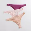 Mutandine da donna BZEL Senza soluzione di continuità Per le donne Perizoma in seta di ghiaccio Perizoma Intimo liscio per la pelle Comfort Solido Tanga Sexy Mujer