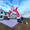 wholesale 8x5m 26x16.4ft Beautiful Inflatable Christmas Santa Claus Arch For Christmas Holiday Decoration