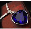 Pendant Necklaces Exaggerated Large Blue Fashion Classic Titanic In The Heart Of Sea Crystal Necklace Sweet