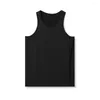 Men's Tank Tops Mesh Splice Workout Fitness Bodybuilding Sleeveless Shirt Clothing Sports Singlet Vest 2024 Men Top Gym Undershirt