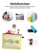 Cosmetic Bags Idyllic Summer Lemon Fresh Plaid Makeup Bag Pouch Travel Essentials Women Toilet Organizer Storage Pencil Case