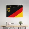 Wandtapijten op maat Duitse vlag tapijt hippie kamer decor wapenschild Duitsland muur opknoping voor slaapzaal woondecoratie