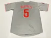 2008 Philadelphia Vintage World Series WS Baseball Jersey Chase Utley Ryan Howard Jimmy Rollins Shane Victorino Cole Hamels Pat Burrell Carlos Ruiz PHILLIES Lidge