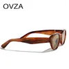 Zonnebril OVZA Cat Eye Womens Brand Designer 2024 Retro Vintage Brillen Frame Heren S4028