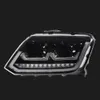 For Volkswagen Amarok LED Headlight Assembly 08-20 DRL Daytime Running Light Streamer Turn Signal For VW Head Lamp Auto Parts