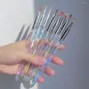 Nail Art Kits Brushes 8 Piece Set Colored Drawing Line Pen Wire Tool Brush