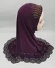 Ethnic Clothing Luxury Women Rhinestone Turban Muslim Islamic Hijab Headscarf Ready To Wear Shawls Khimar Head Wrap Prayer Cap Malaysia