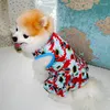 Hondenkleding Huisdierkleding voor honden Katten Leuke bloem Zomer Puppy Rok Prinses Jurken Feest Kleine outfitkleding met vlinderdas